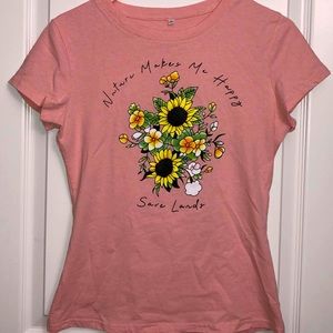 pink nature comfy shirt